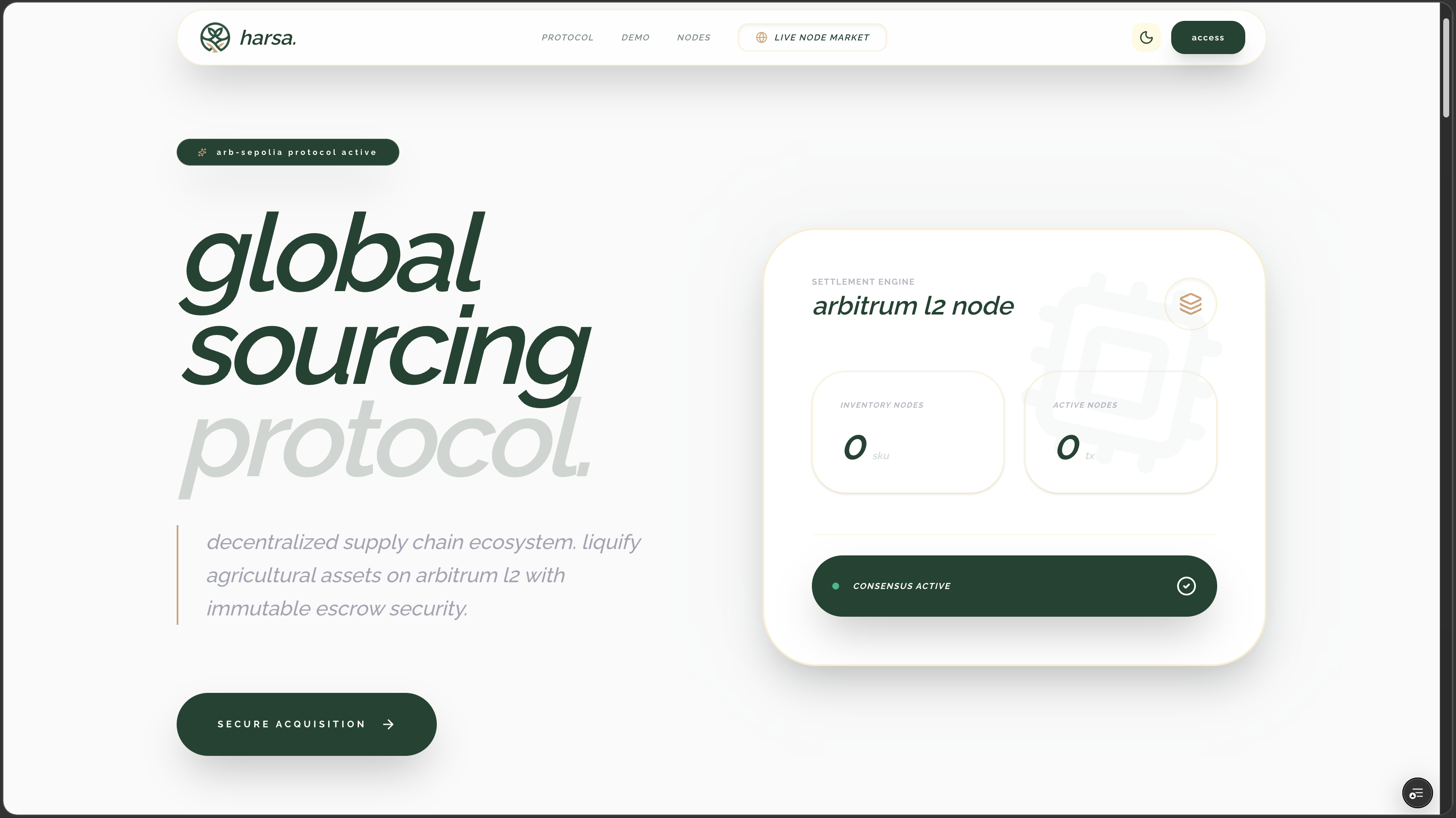 Thumbnail of Harsa — Decentralized Agri-Finance